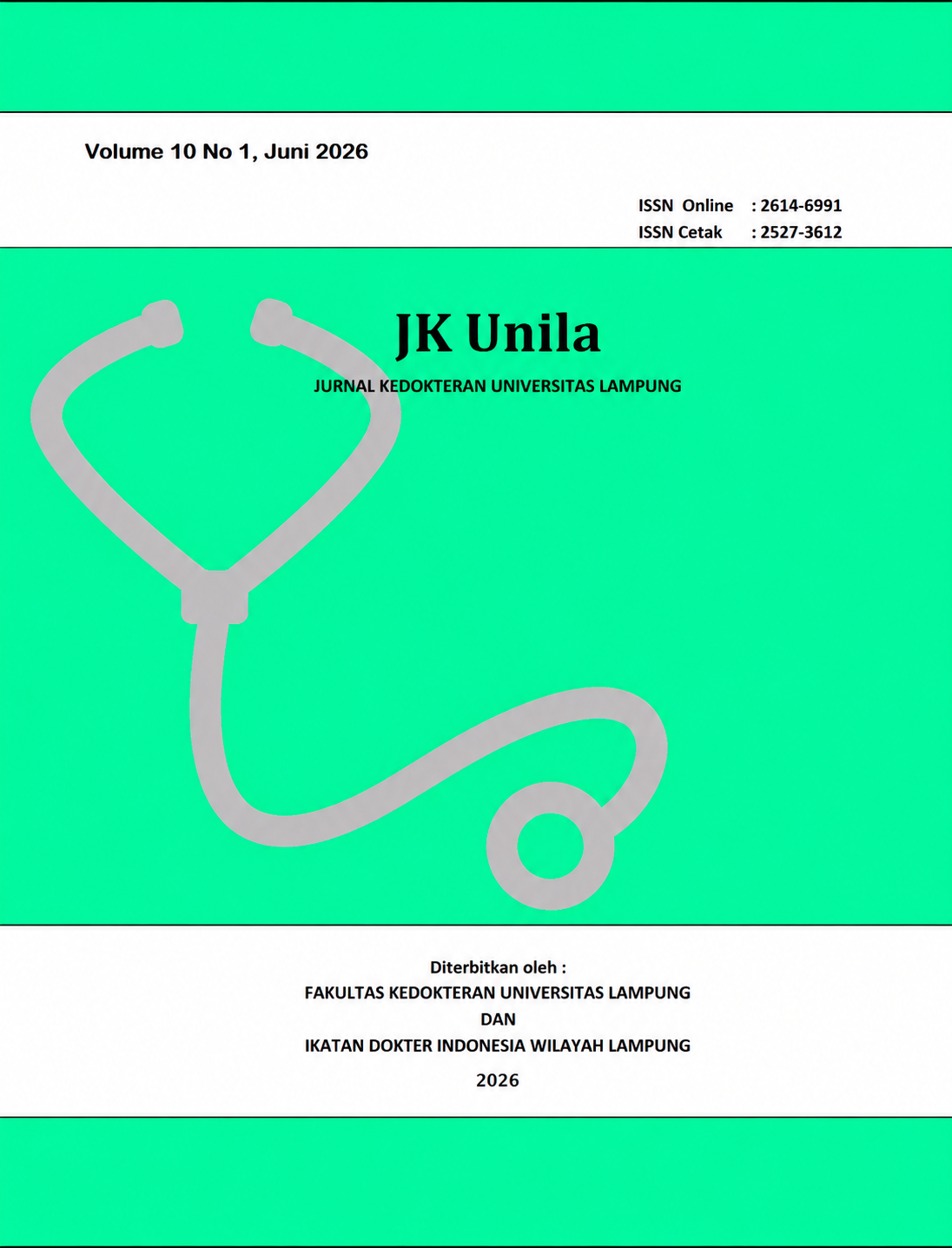 					View Vol. 10 No. 1 (2026): JK Unila
				