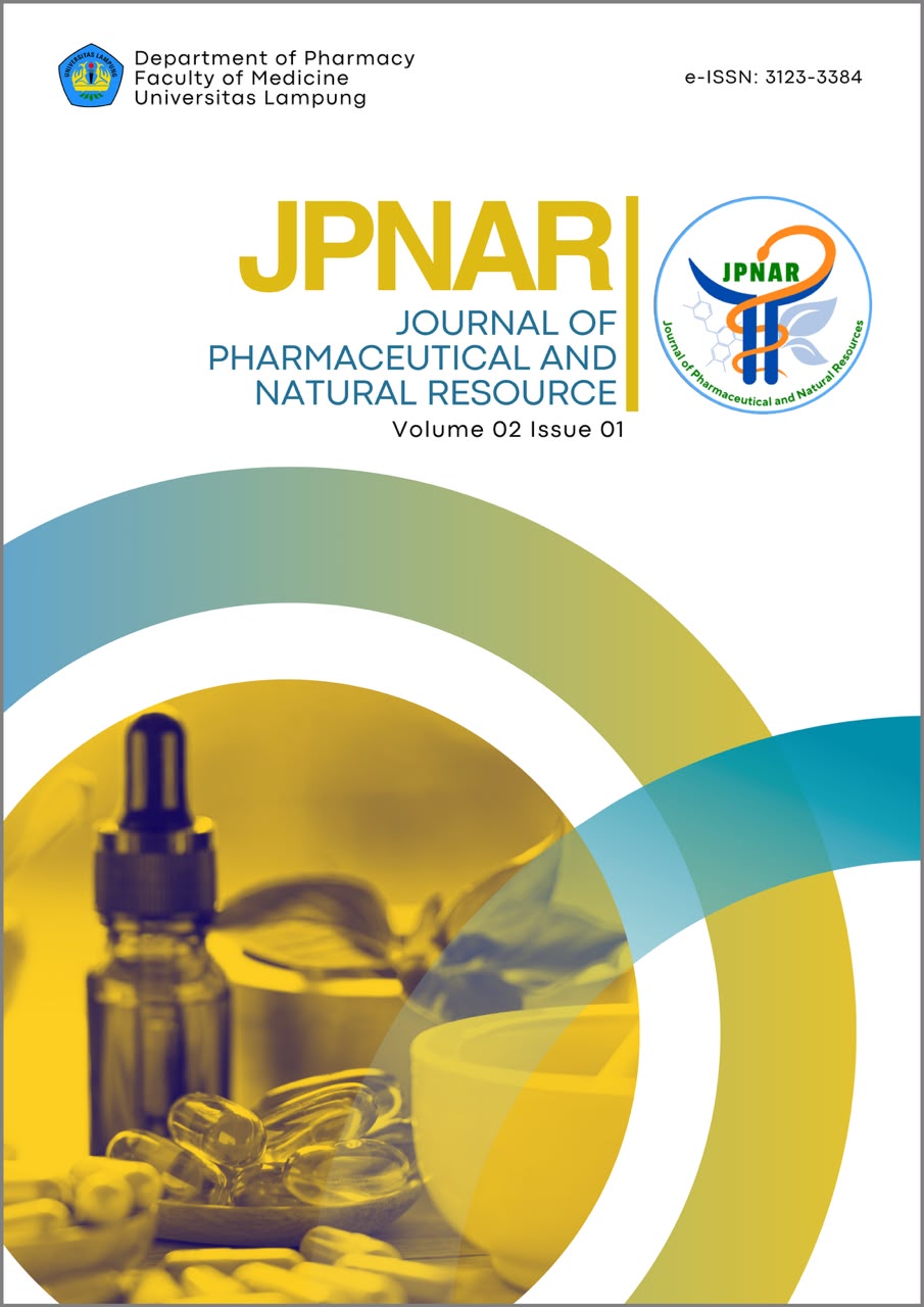 					View Vol. 2 No. 1 (2026): Journal of Pharmaceutical and Natural Resources
				